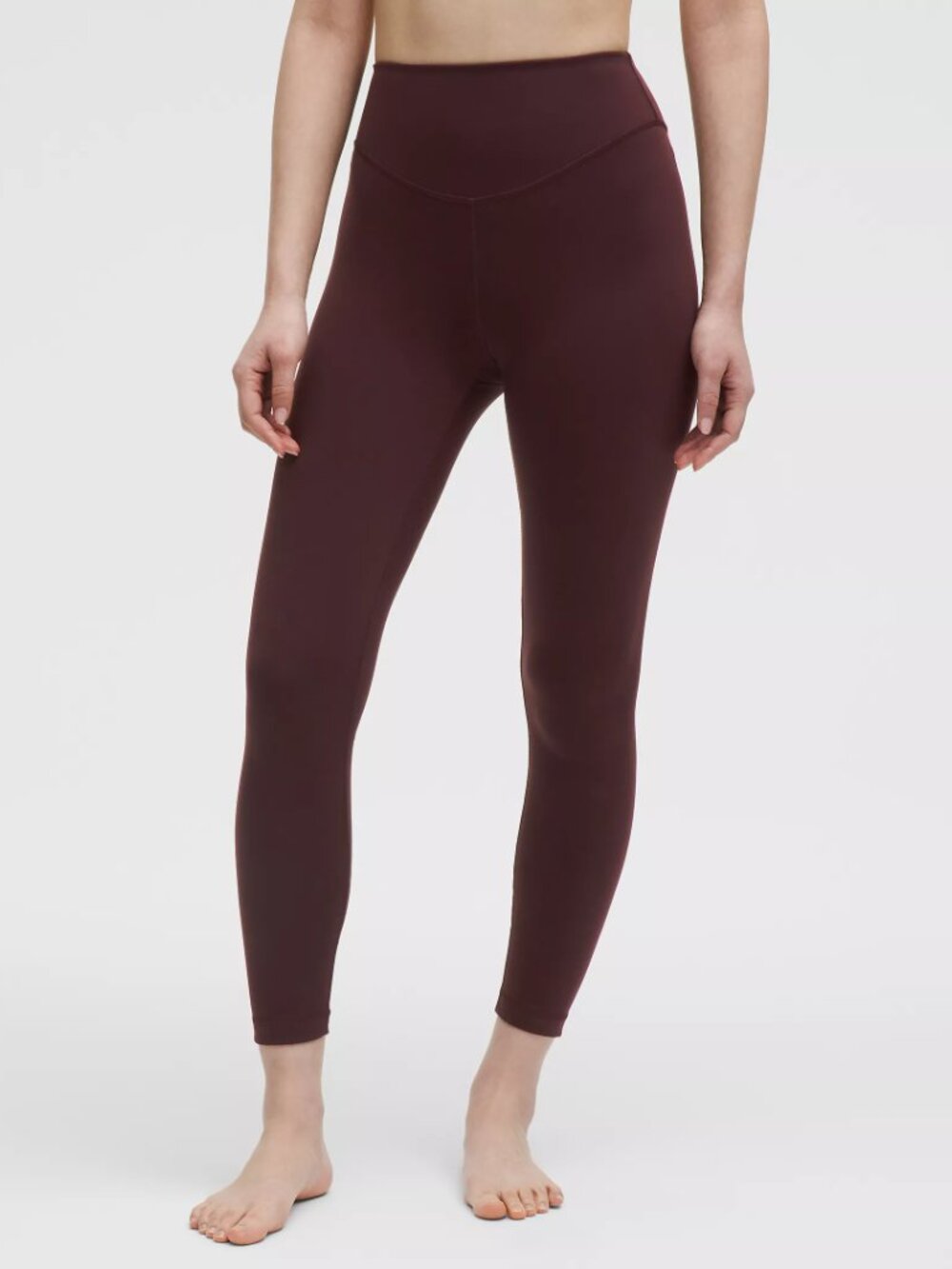Lululemon Wunder Under SmoothCover High-Rise Tight 25" Size 6 Goodnight Plum